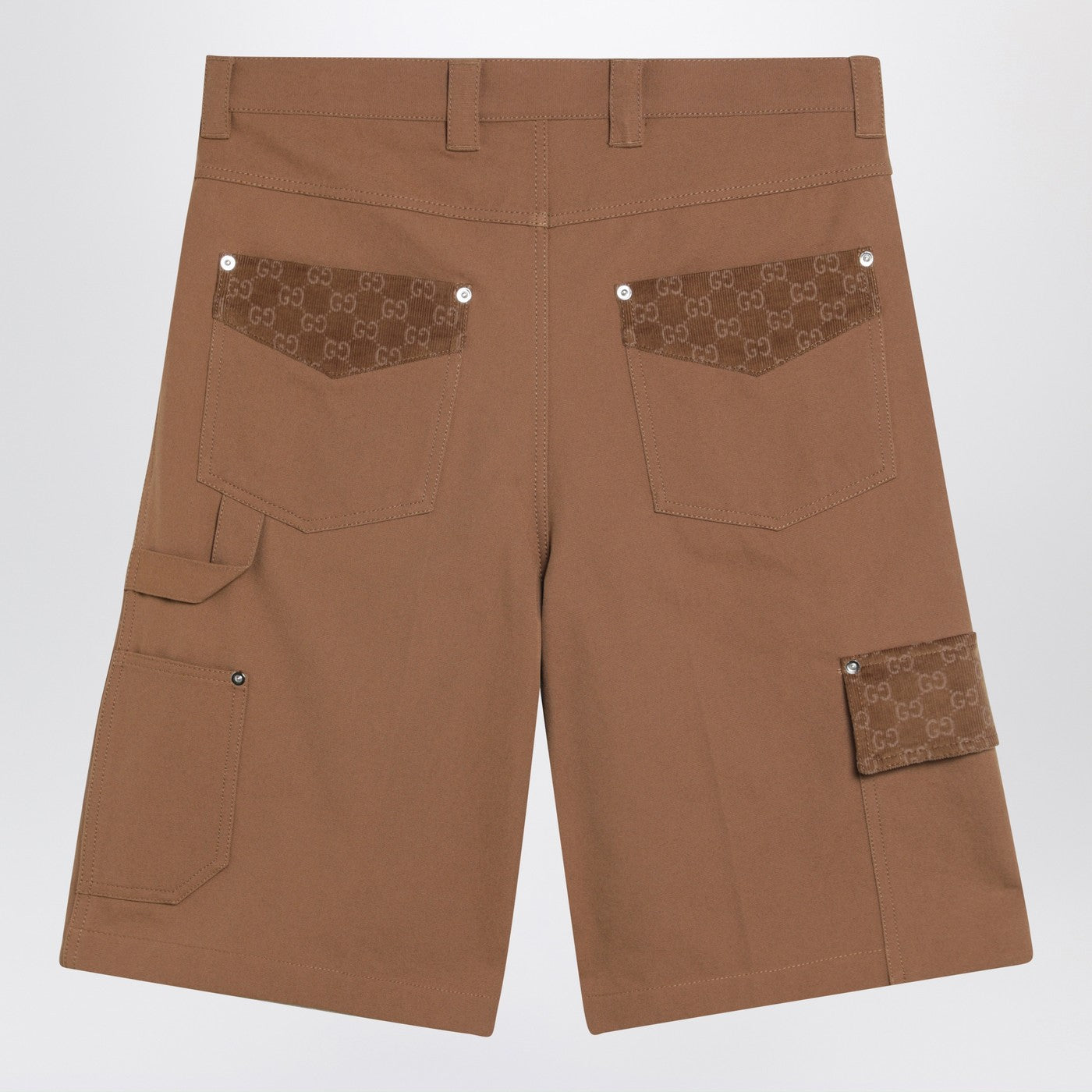 Gucci Style Cargo Short 201 Chocolate detail 2