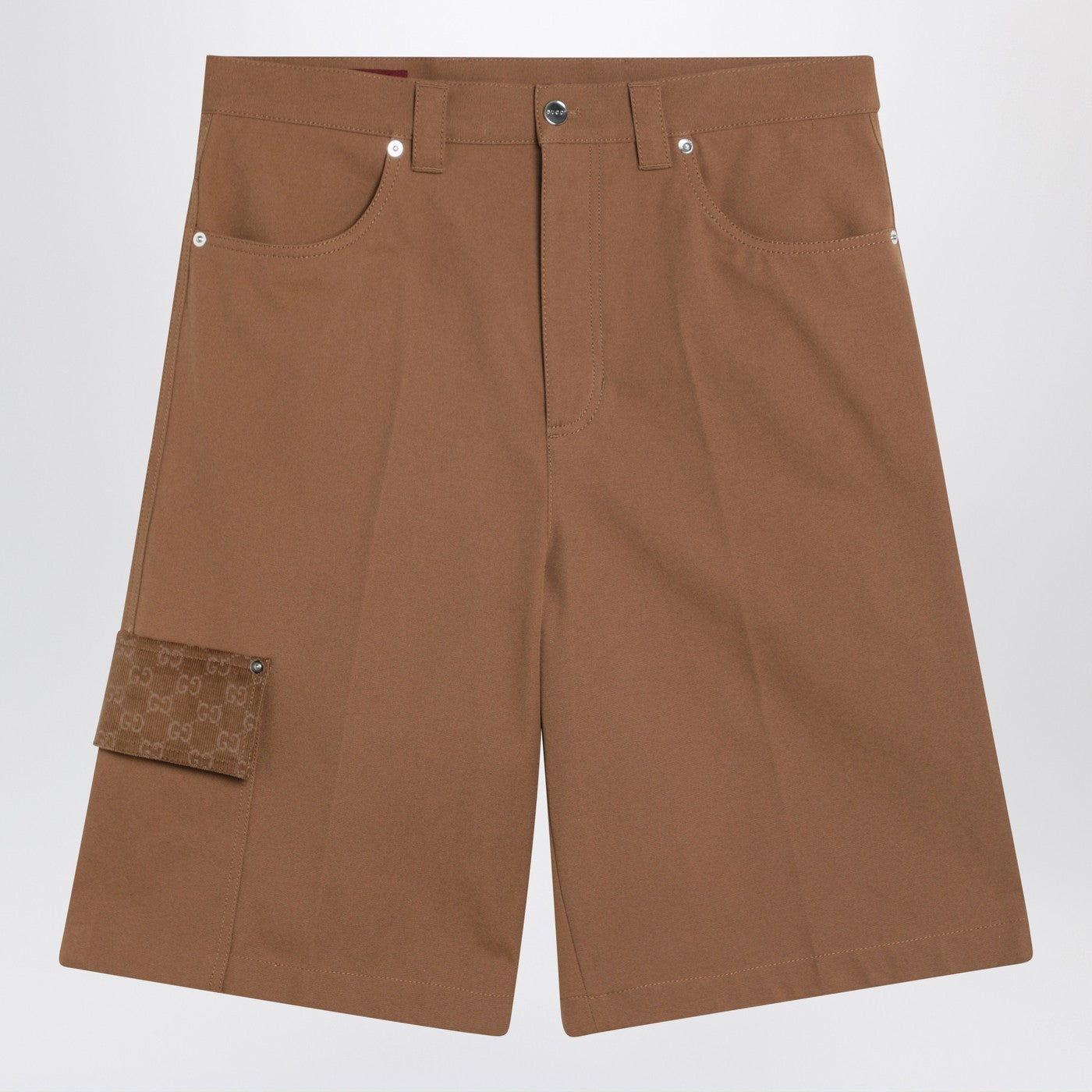 Gucci Style Cargo Short 201 Chocolate detail 4