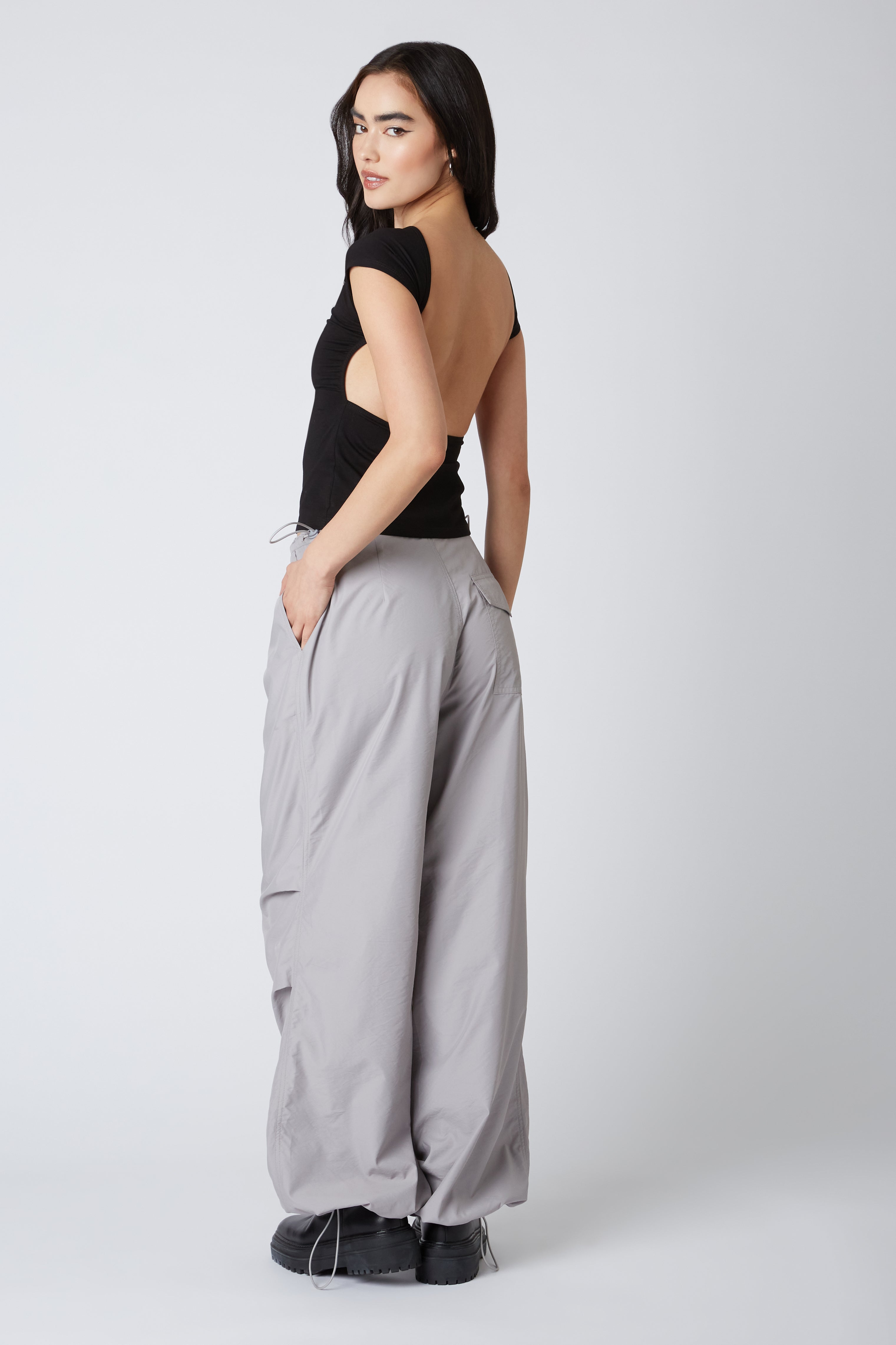 ALD Style Parachute Pant 206 Cement detail 2