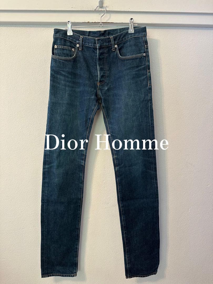 Dior Style 874 Straight Pant 208 Raw Denim detail 2