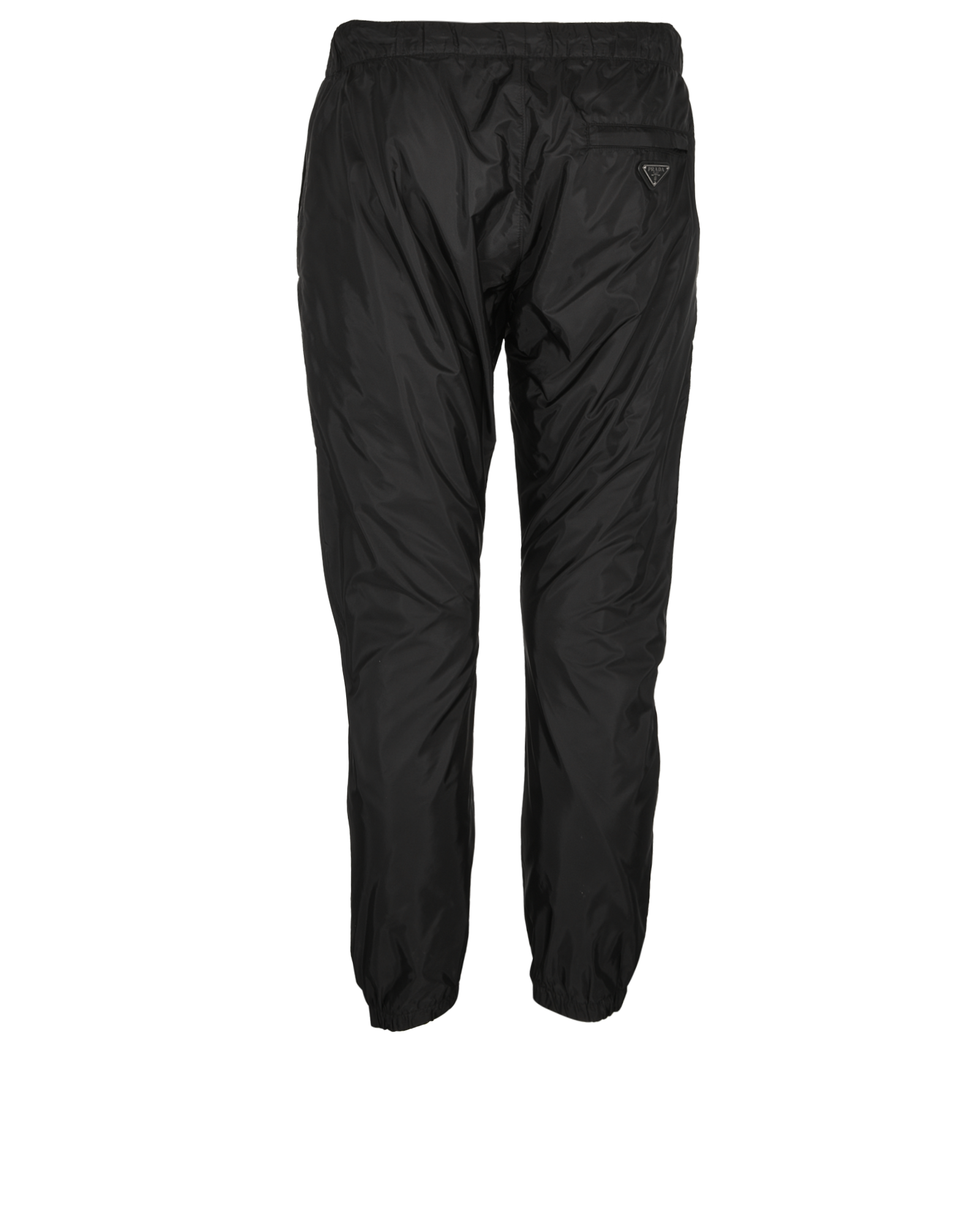 Prada Style Re-Nylon Track Trouser Nero detail 2
