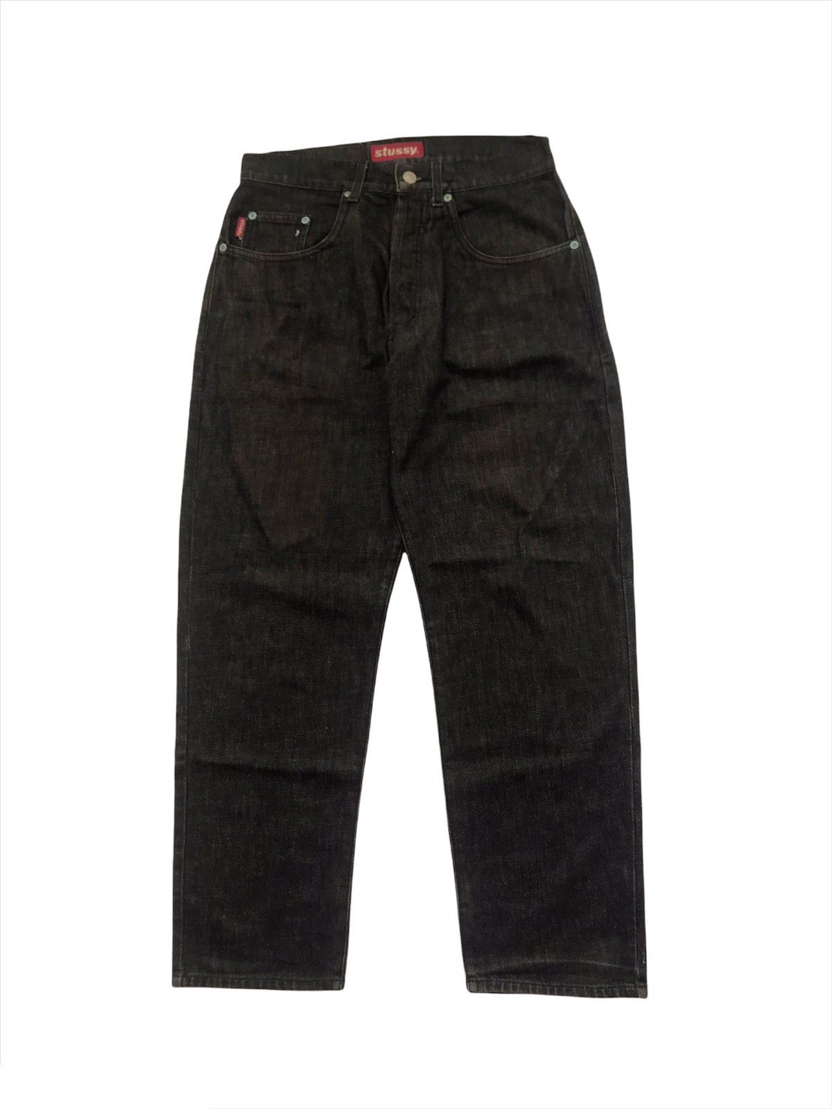 Stussy Style Baggy Denim 211 Black detail 4