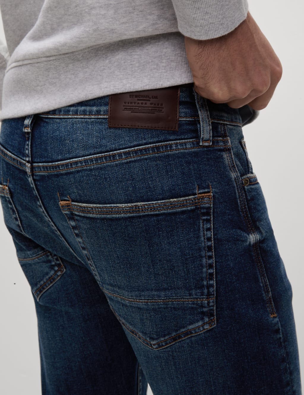 ALD Style Slim Denim 212 Vintage Wash detail 4