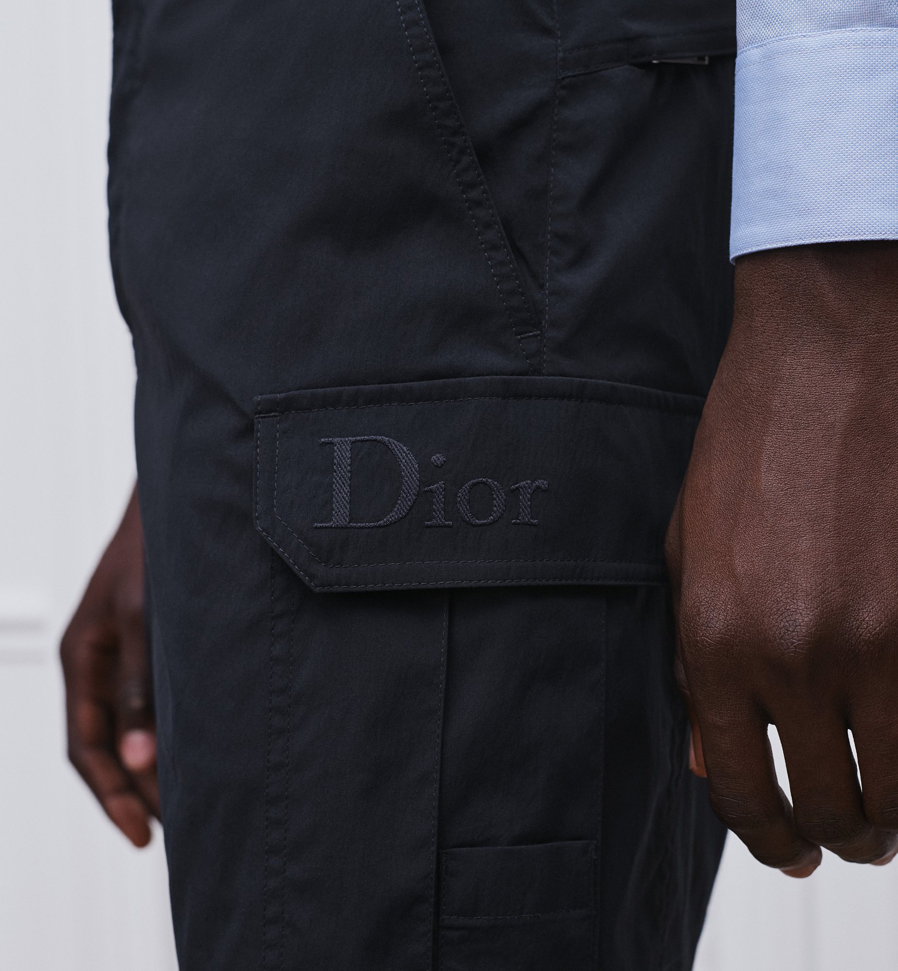 Dior Style Cargo Short 222 Navy detail 2