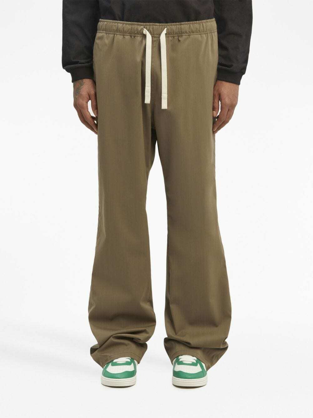 Palm Angels Style Wool Trouser 223 Sage detail 4