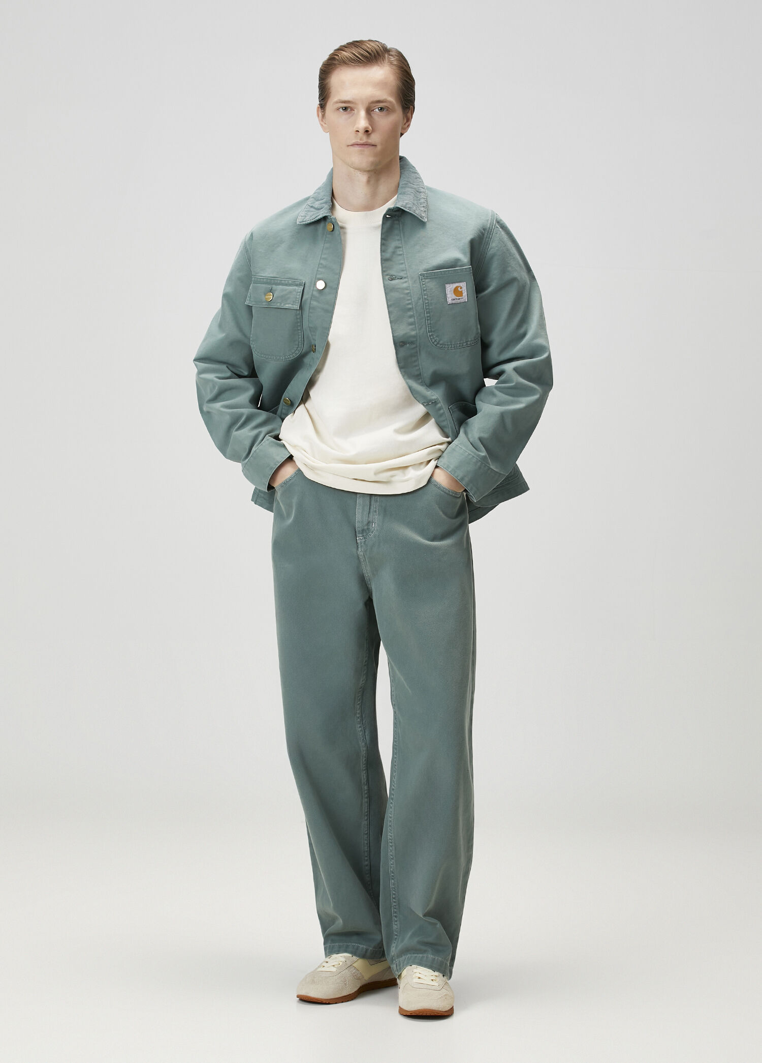 Carhartt Style Slim Denim 224 Sage detail 4
