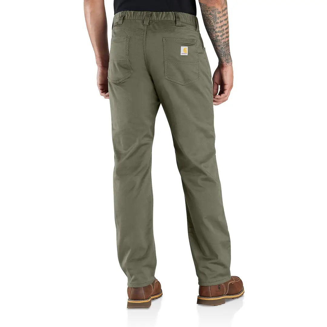 Carhartt Style 874 Straight Pant 229 Olive detail 4