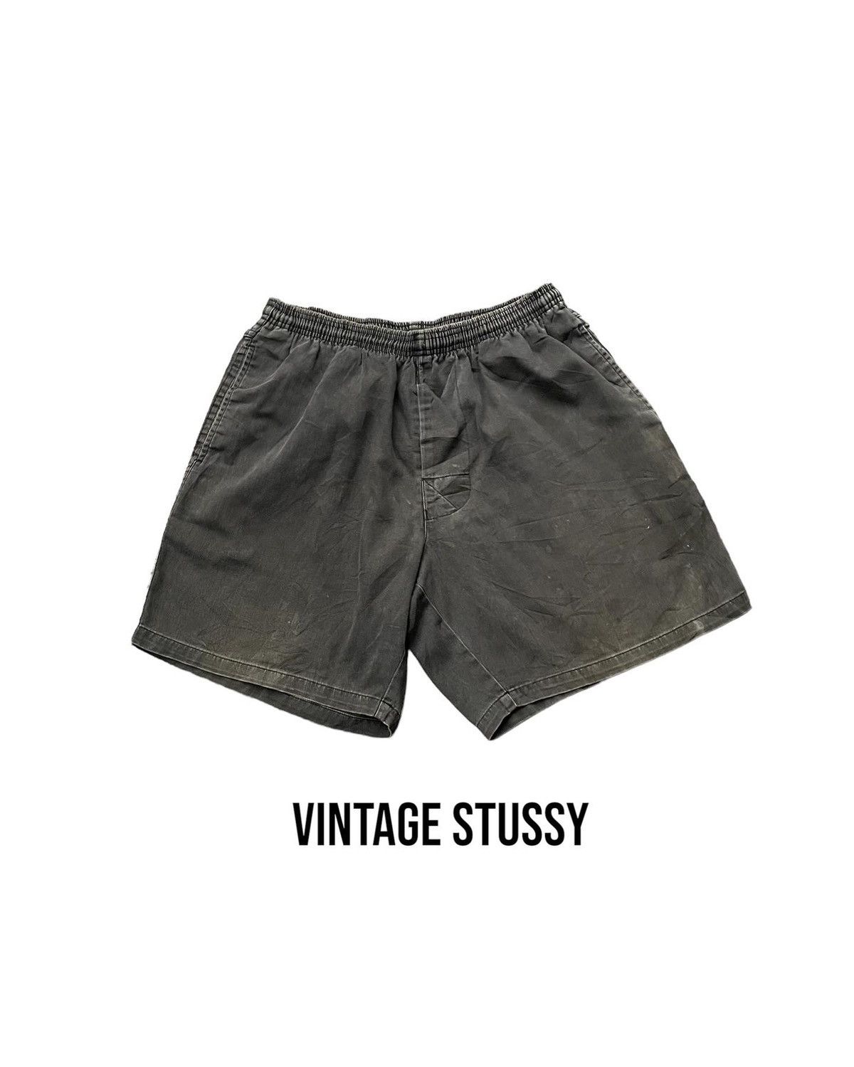 Stussy Style Sweat Short 231 Vintage Wash detail 2