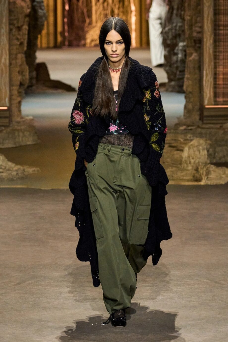 Dior Style Parachute Pant 238 Sand detail 4