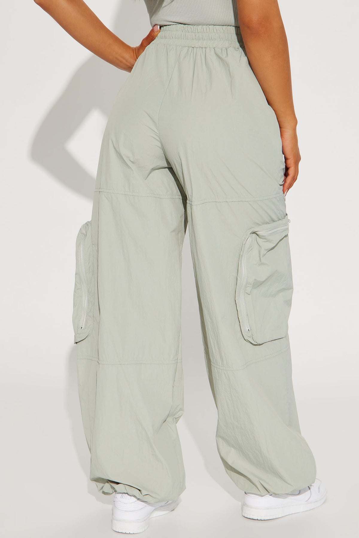 Represent Style Parachute Pant 239 Sage detail 3