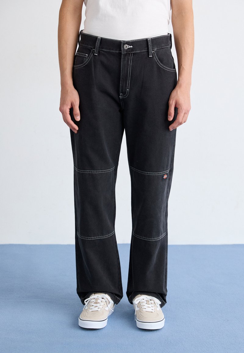 Gucci Style Double-Knee Work Pant 240 Vintage Wash detail 4