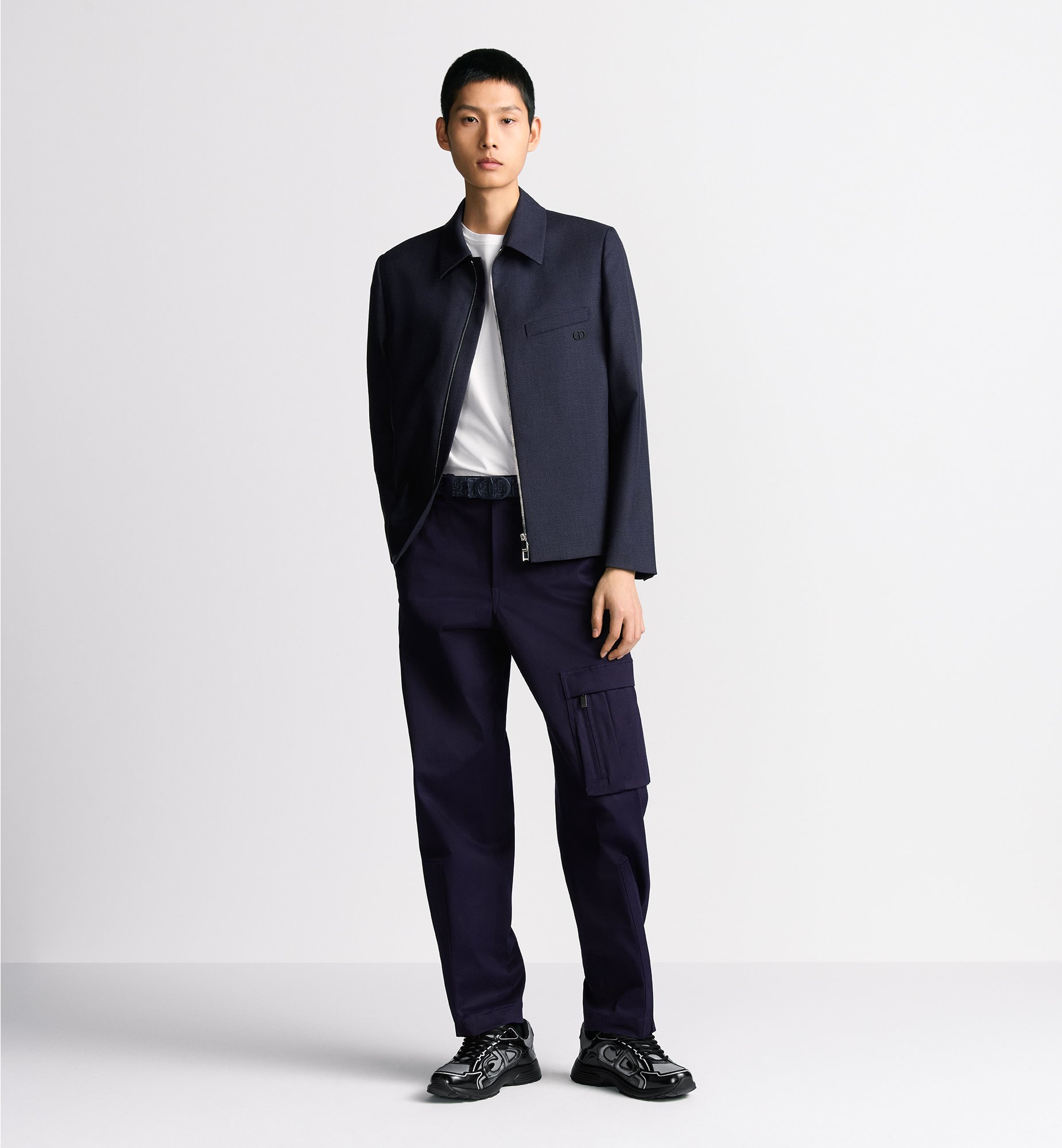 Dior Style Cargo Pant 245 Navy detail 3