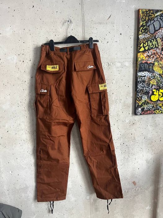 Corteiz Style Utility Pant 246 Chocolate detail 3