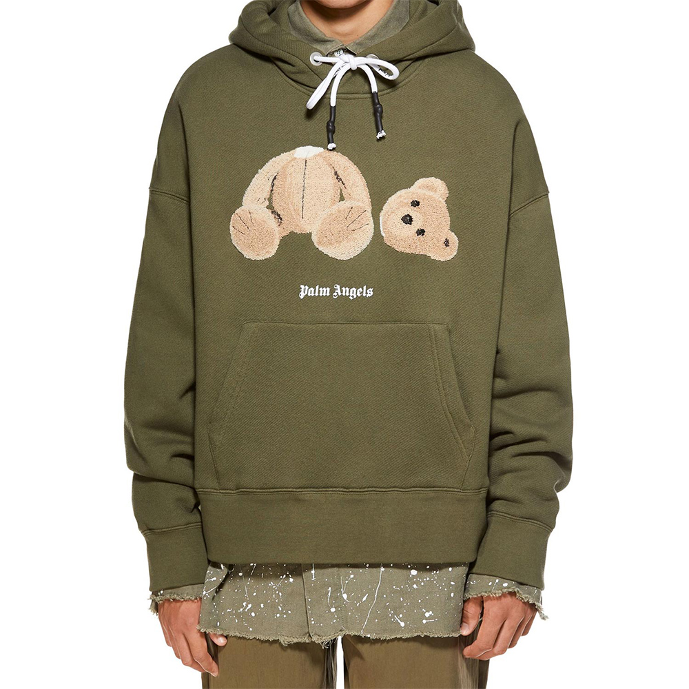 Palm Angels Style Fleece Jogger 248 Olive detail 4