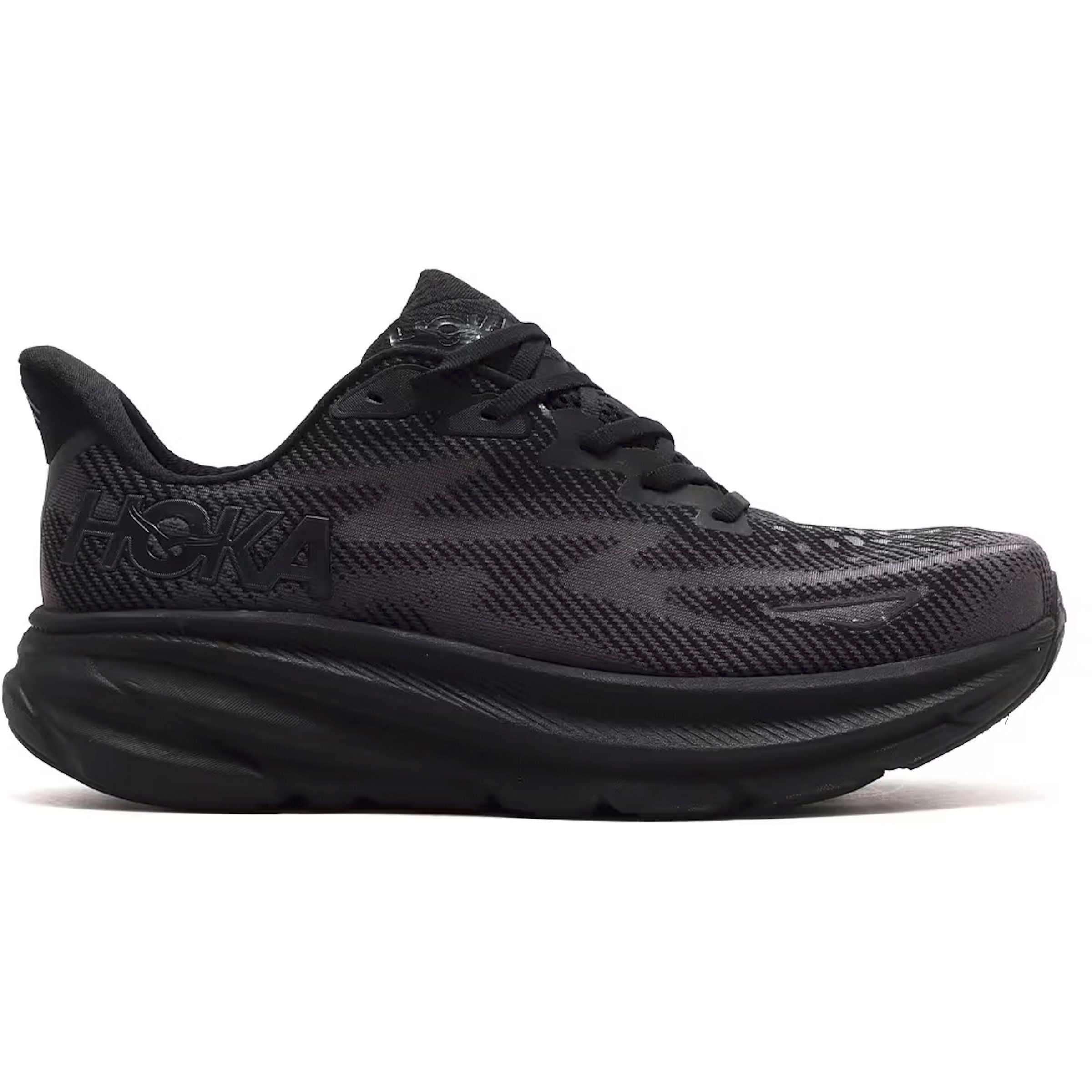 Nike Style Clifton 9 38 Triple Black detail 4