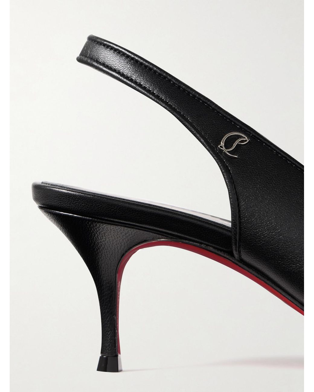 Louboutin Style Kaiko 45 Triple Black detail 2