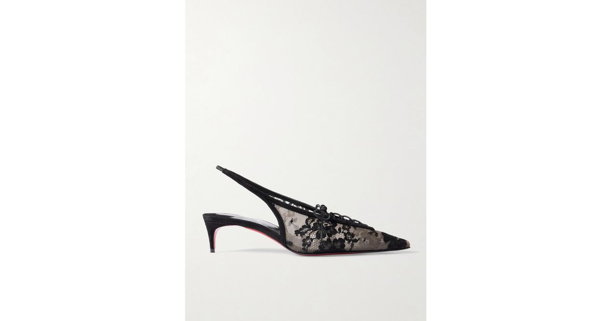 Louboutin Style Kaiko 45 Triple Black detail 4