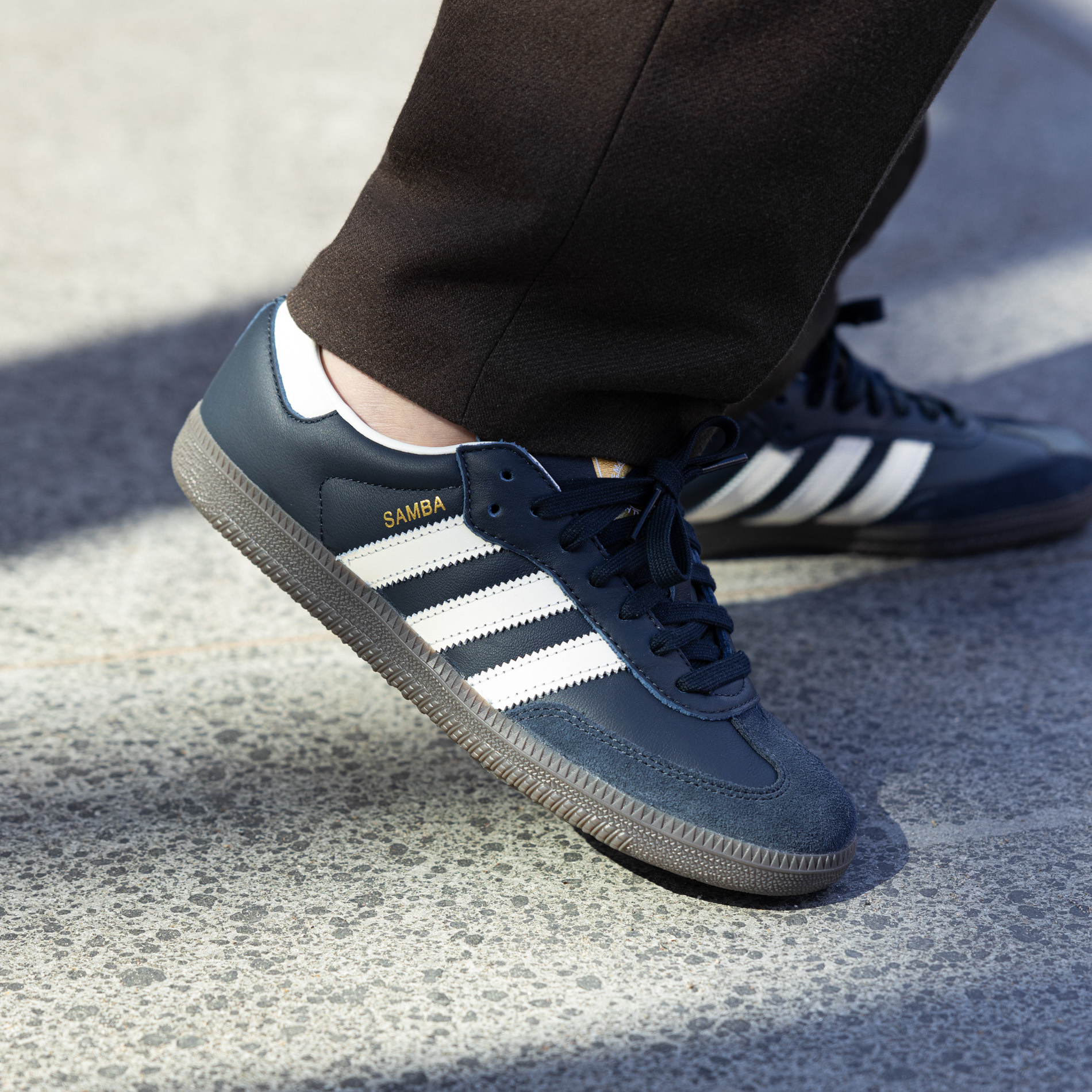 Adidas Style Samba OG 68 Navy detail 3