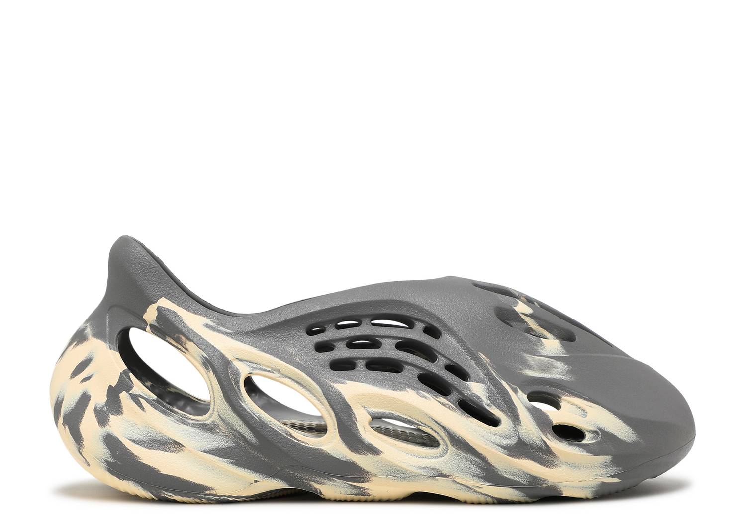 LV Style Yeezy Foam Runner 80 Grey Fog detail 4