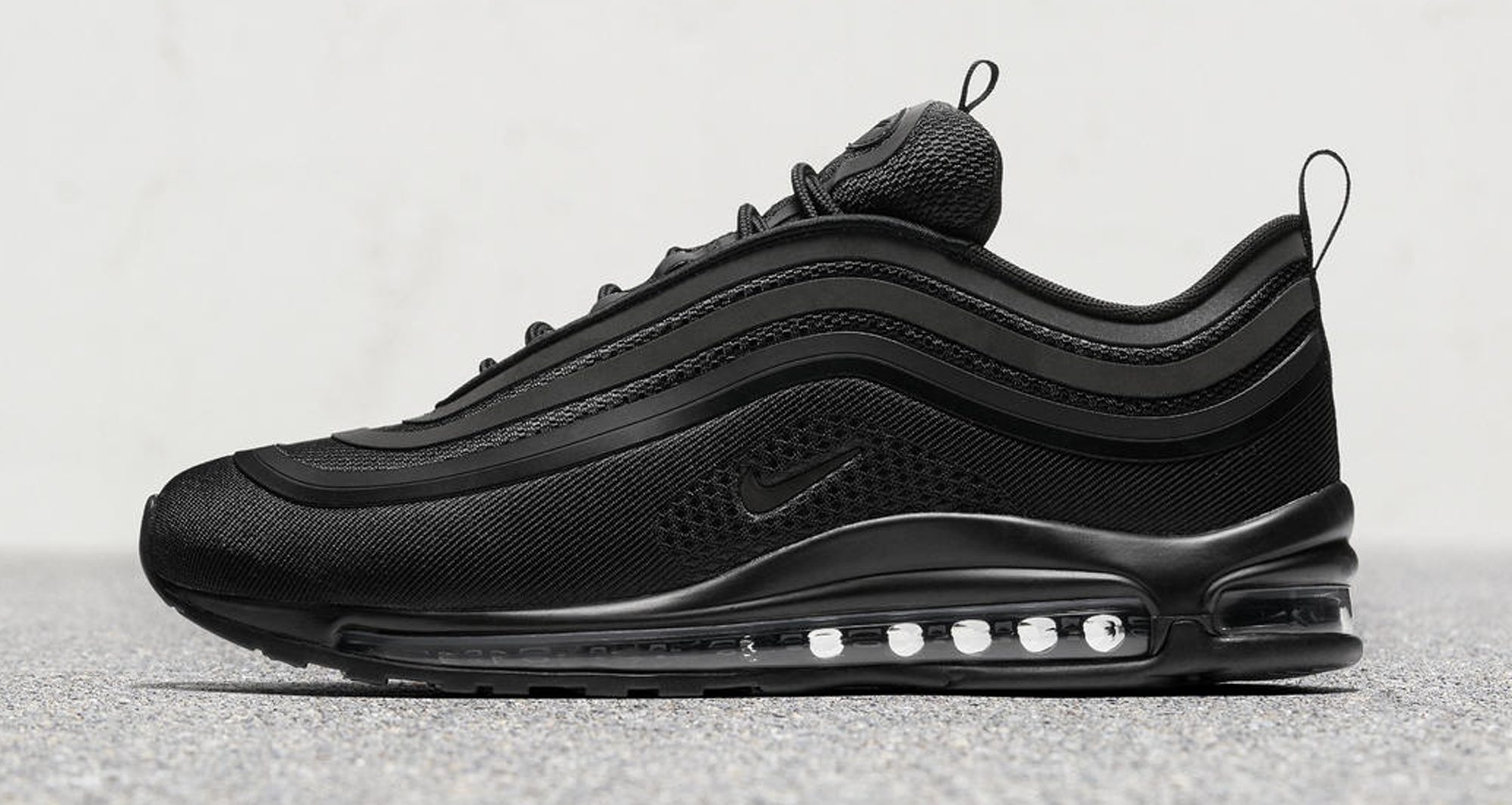 Hoka Style Air Max 97 101 Triple Black detail 3