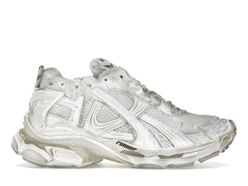 Balenciaga Style Yeezy Foam Runner 106 Triple White detail 2