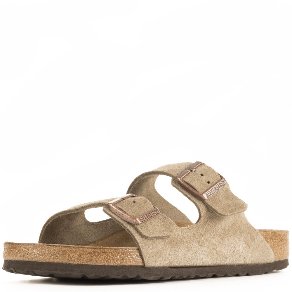 Birk Arizona Suede Sandal Taupe detail 3