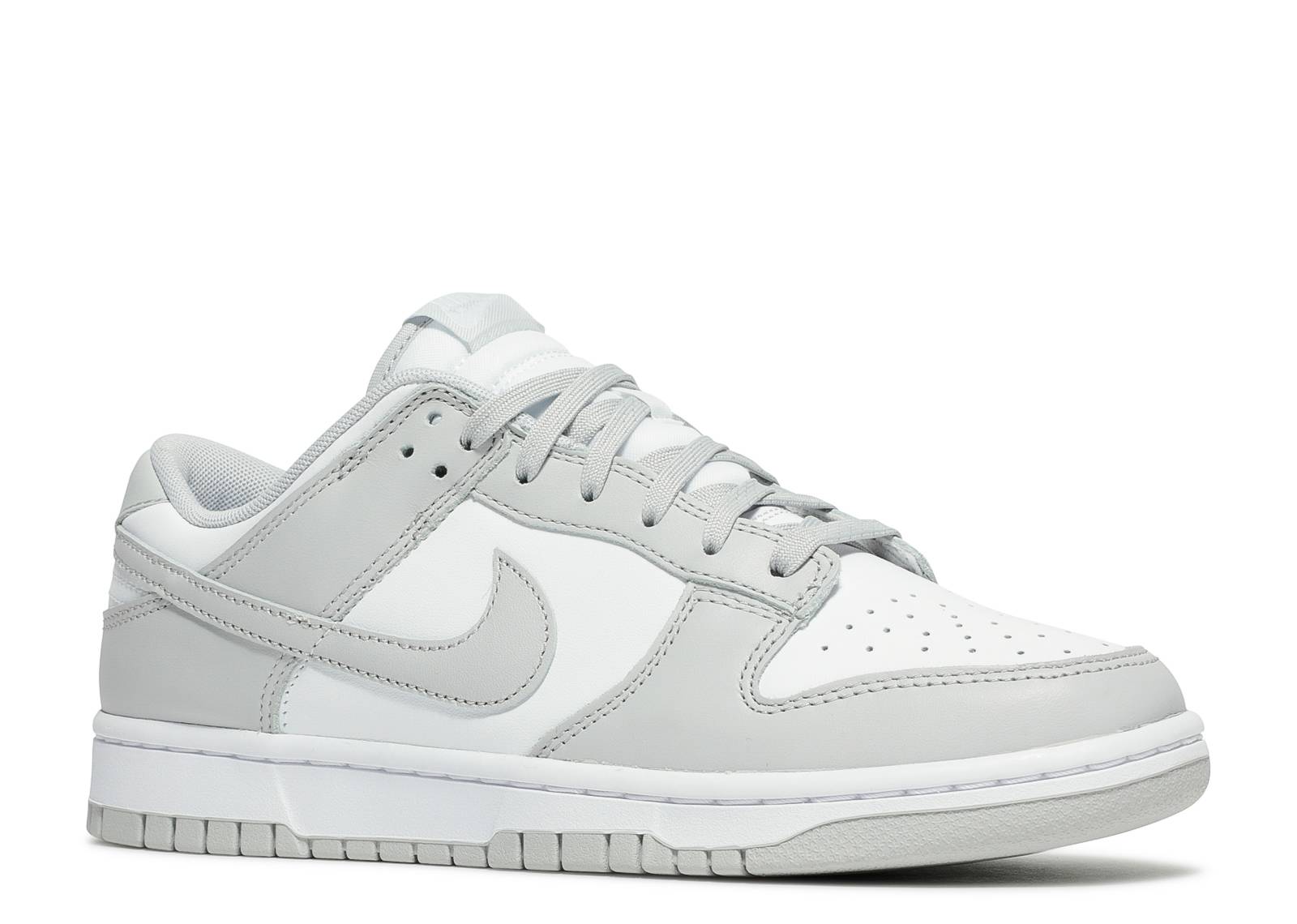 Nike Dunk Low Grey Fog Grey / White detail 2