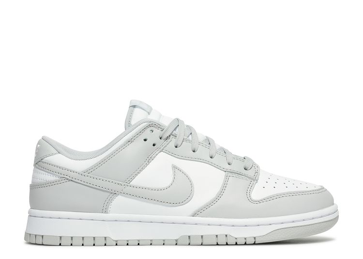 Nike Dunk Low Grey Fog Grey / White detail 3