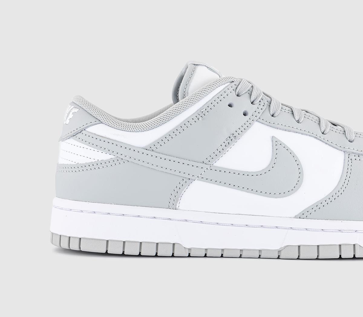 Nike Dunk Low Grey Fog Grey / White detail 4
