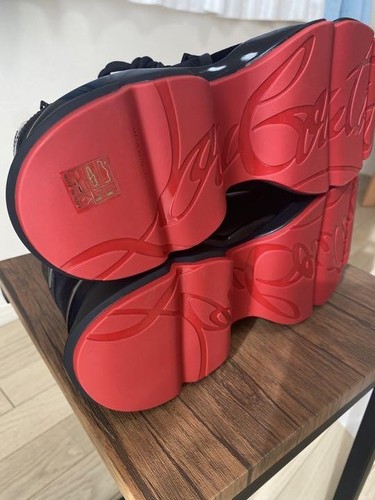Louboutin Style Speed Runner 162 Bred detail 4