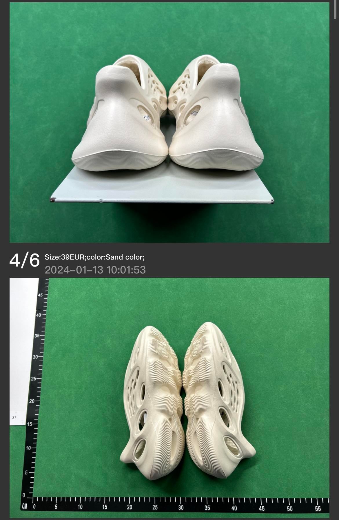 New Balance Style Yeezy Foam Runner 166 Panda detail 2