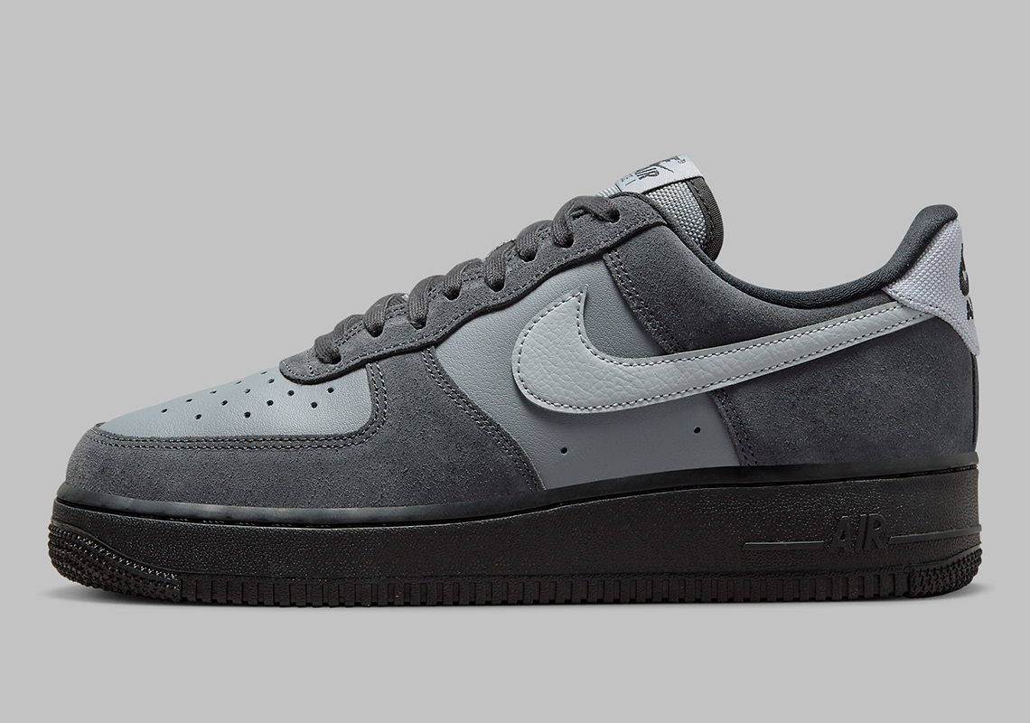 Balenciaga Style Air Force 1 Low 171 Wolf Grey detail 3