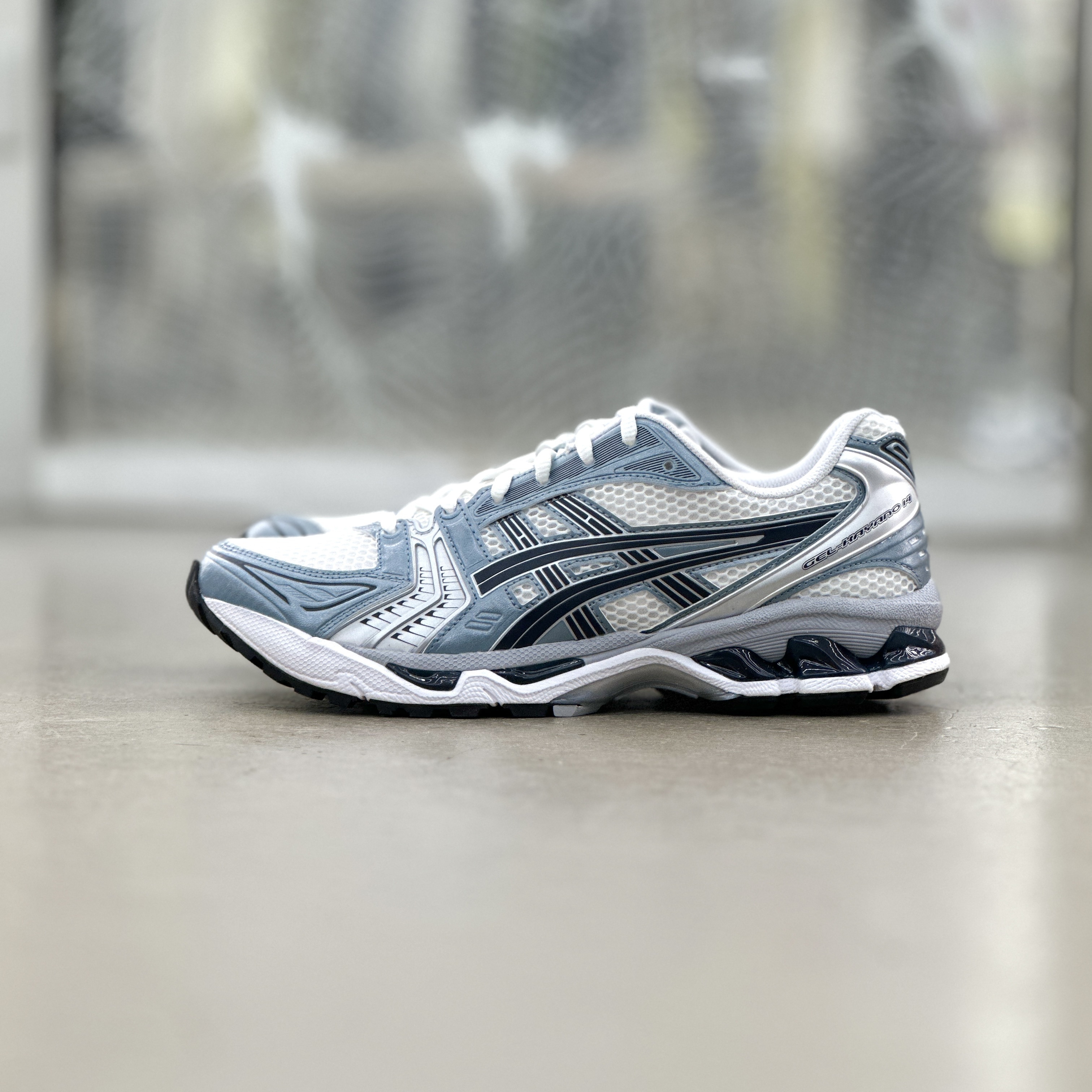 Dior Style Gel Kayano 14 188 Grey Fog detail 2