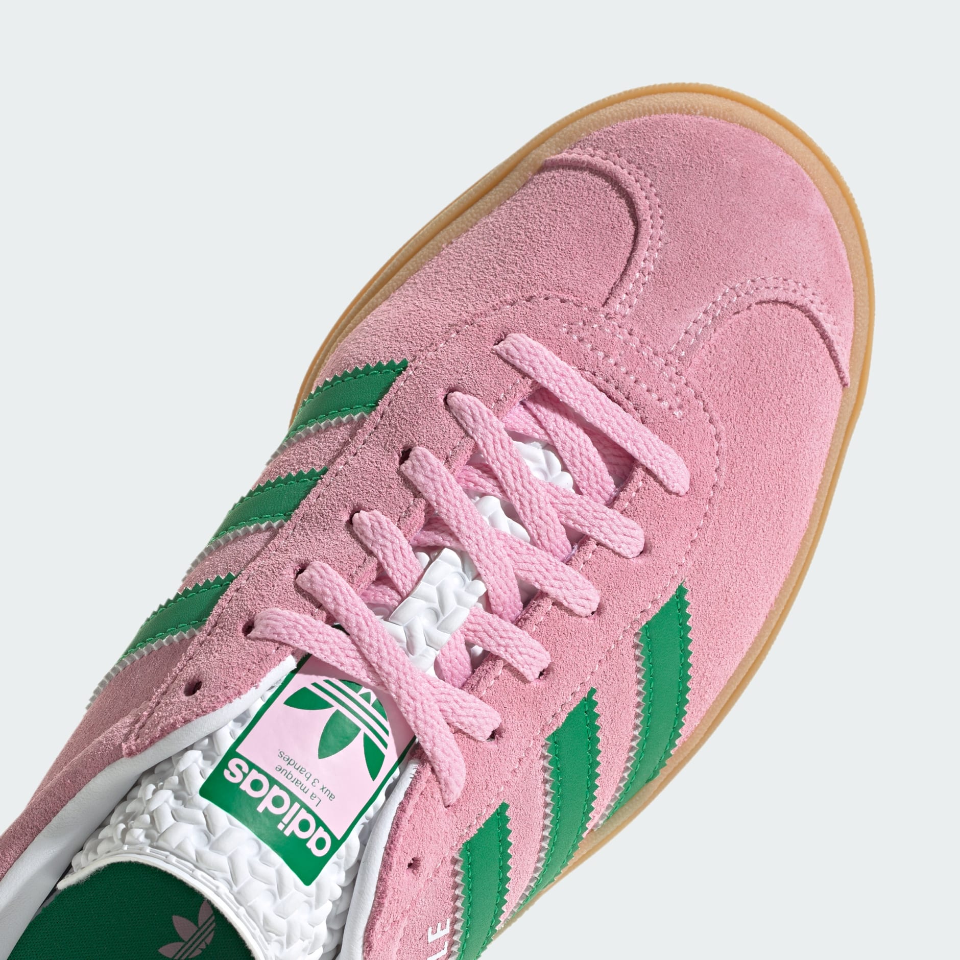 adidas Gazelle Bold Pink Glow Pink / White detail 3