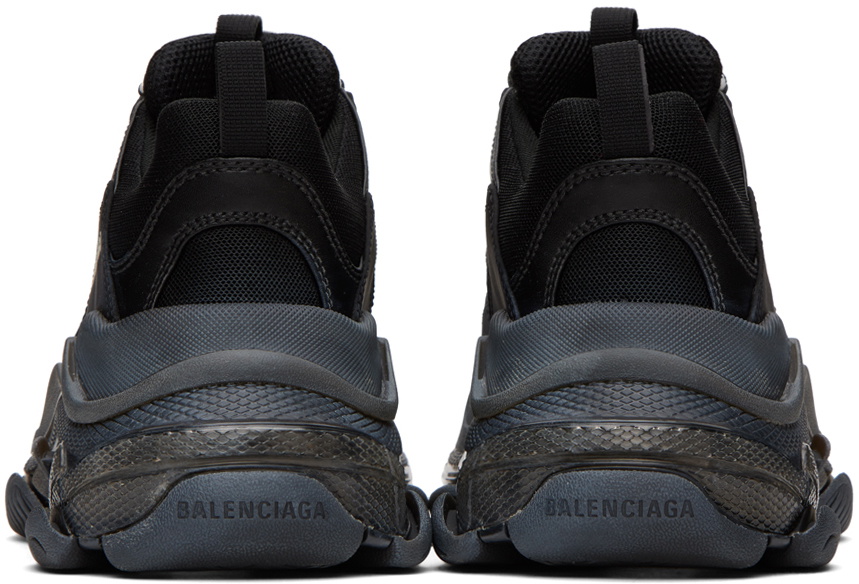 Balenc Style Triple S Clear Sole Black detail 4