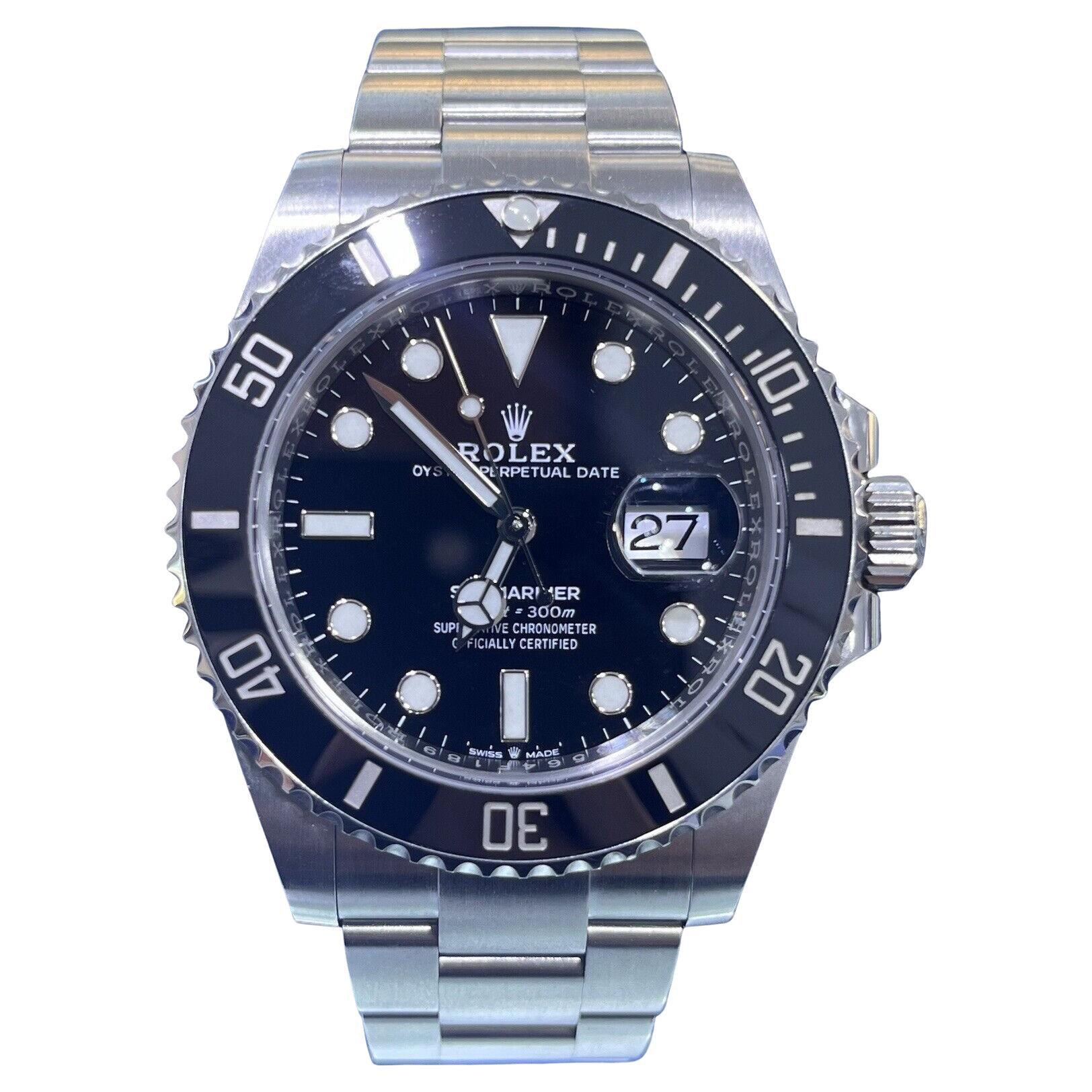 Rolex Style Submariner Date 41 Ceramic Black detail 3