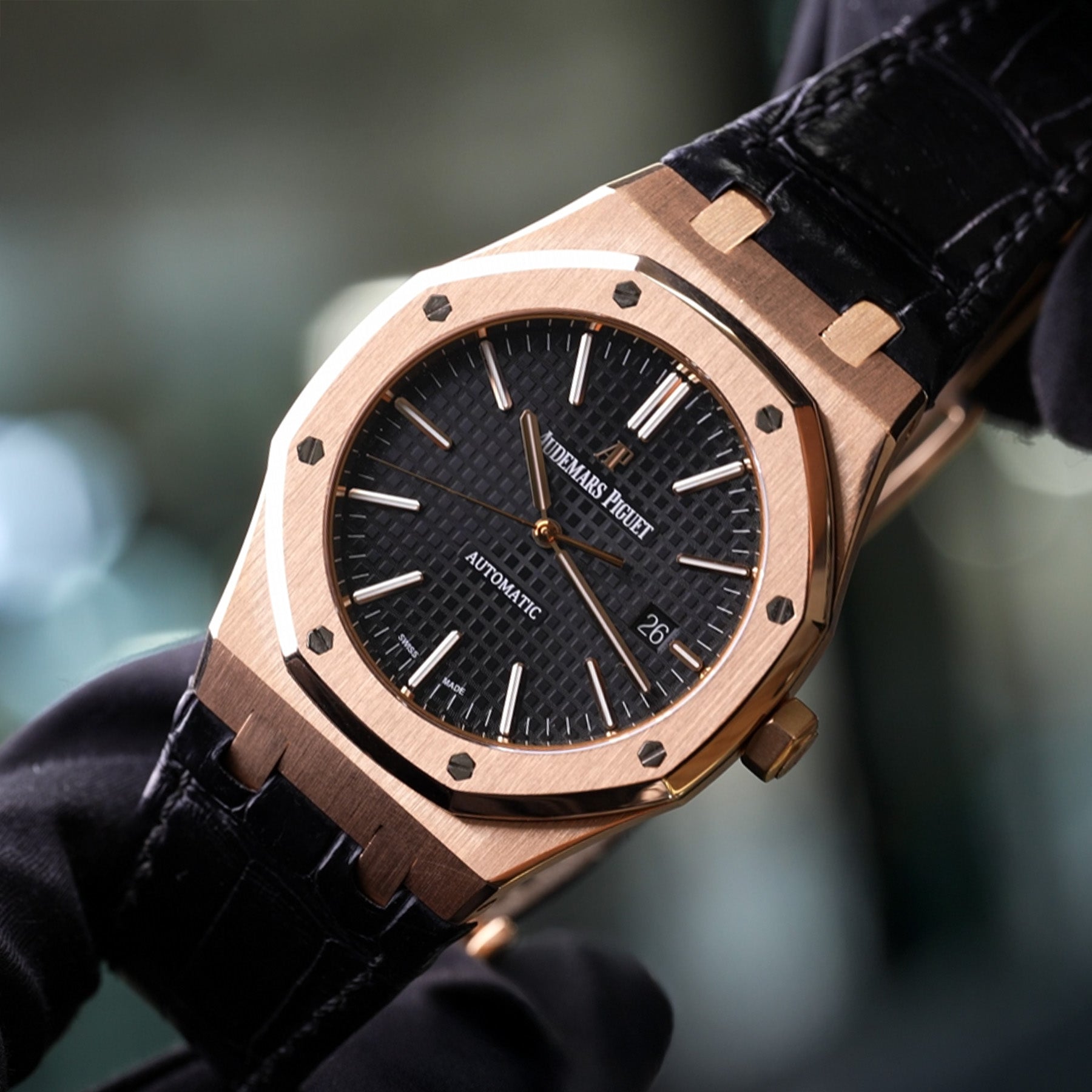 PP Style Royal Oak 41 26 Meteorite Dial detail 4