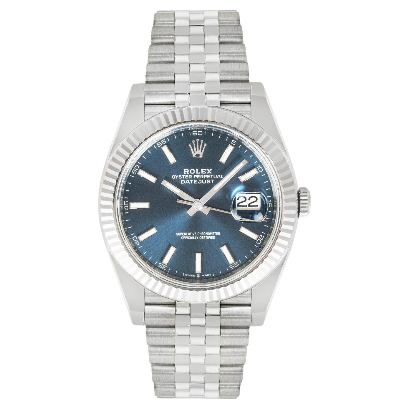 AP Style Datejust 41 37 Blue Dial / Steel detail 2