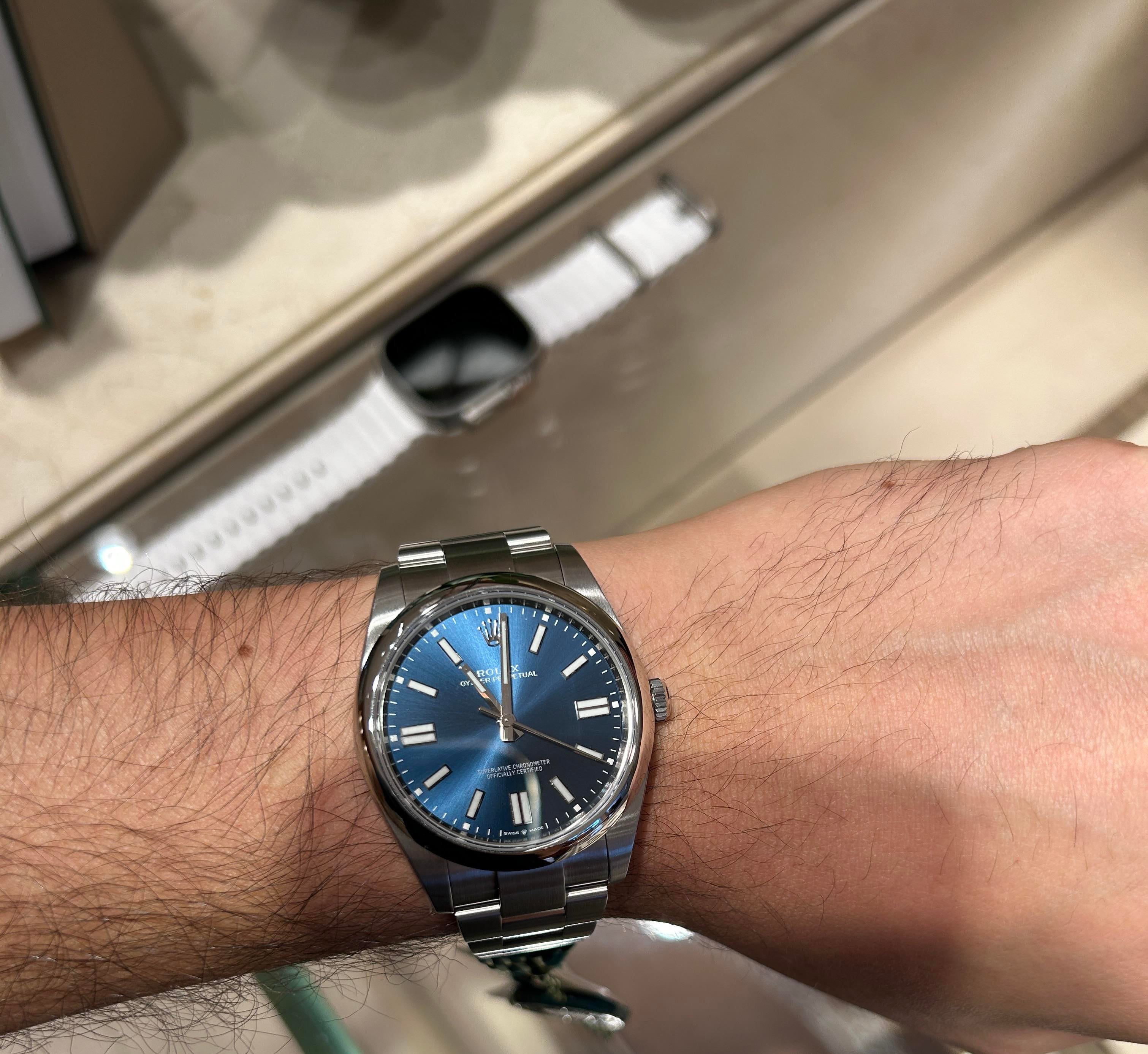 PP Style Explorer 40 40 Blue Dial / Steel detail 3