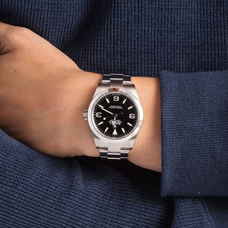 PP Style Explorer 40 40 Blue Dial / Steel detail 4