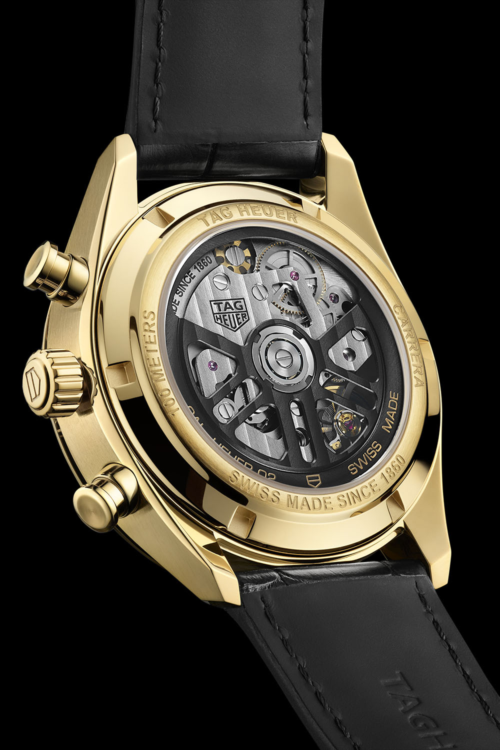PP Style Carrera Chrono 42 Full Gold detail 2
