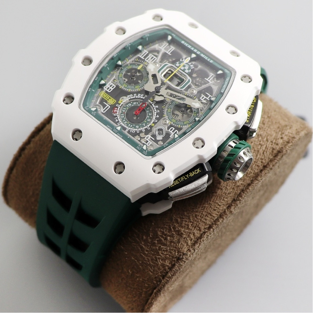 Richard Mille Style Big Bang 44 45 Green Dial / Steel detail 3