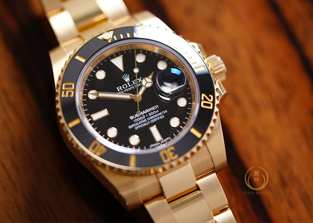PP Style Submariner Date 50 Full Gold detail 4