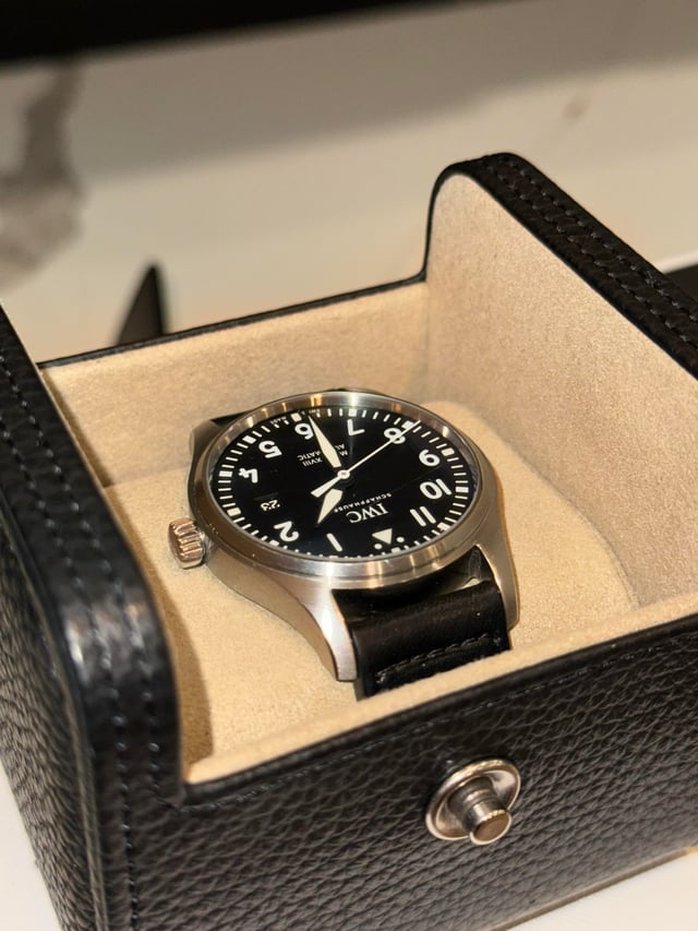 Rolex Style Pilot Mark XVIII 53 Grey Dial / Rubber detail 2