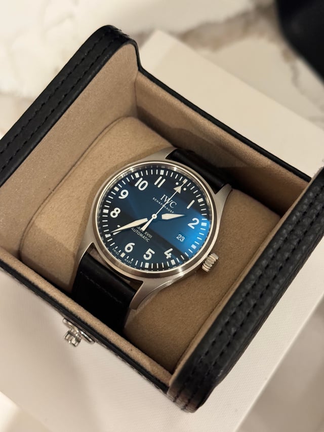 Rolex Style Pilot Mark XVIII 53 Grey Dial / Rubber detail 3
