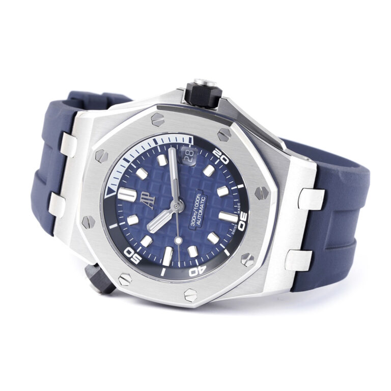 Rolex Style Royal Oak Offshore 56 Blue Dial / Steel detail 3
