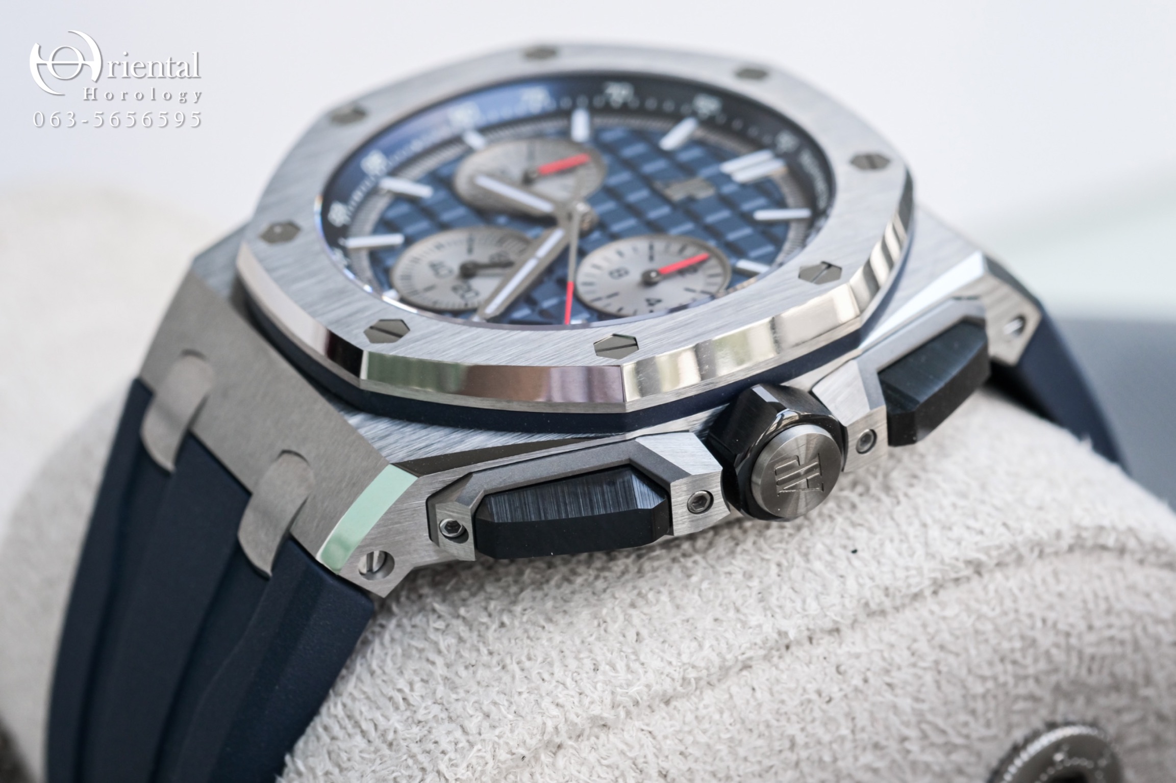 Rolex Style Royal Oak Offshore 56 Blue Dial / Steel detail 4