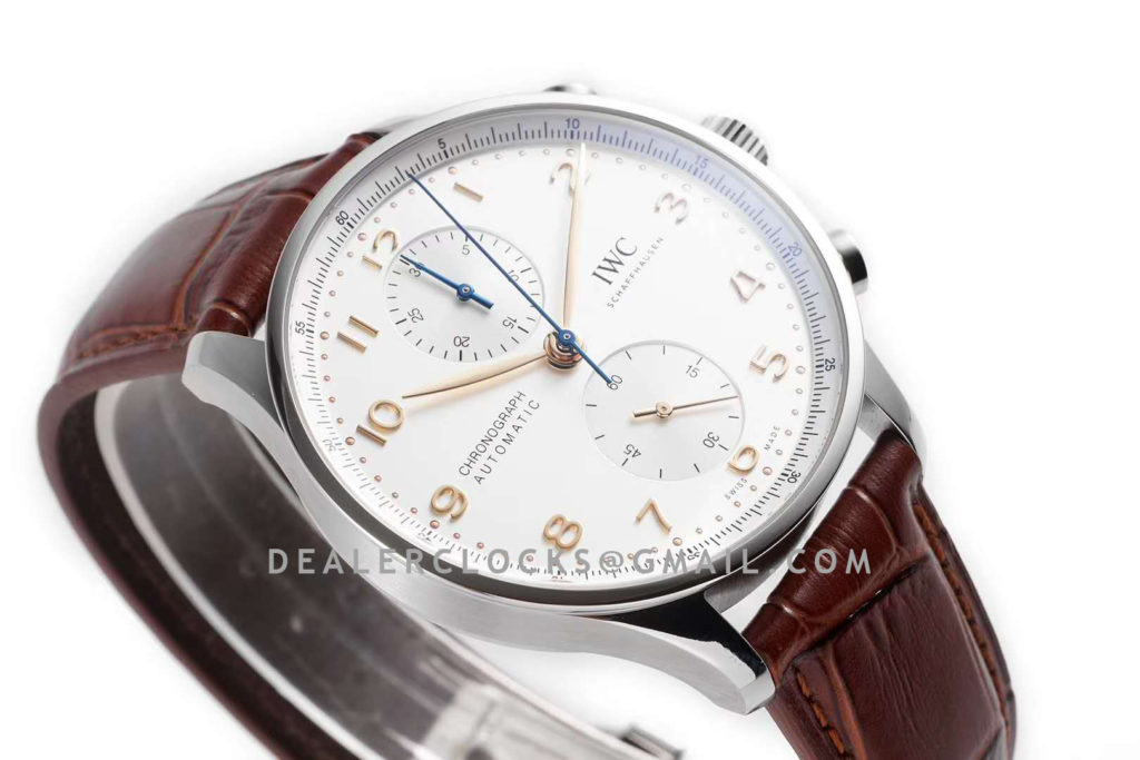 PP Style Portugieser Chrono 59 White Dial / Steel detail 4