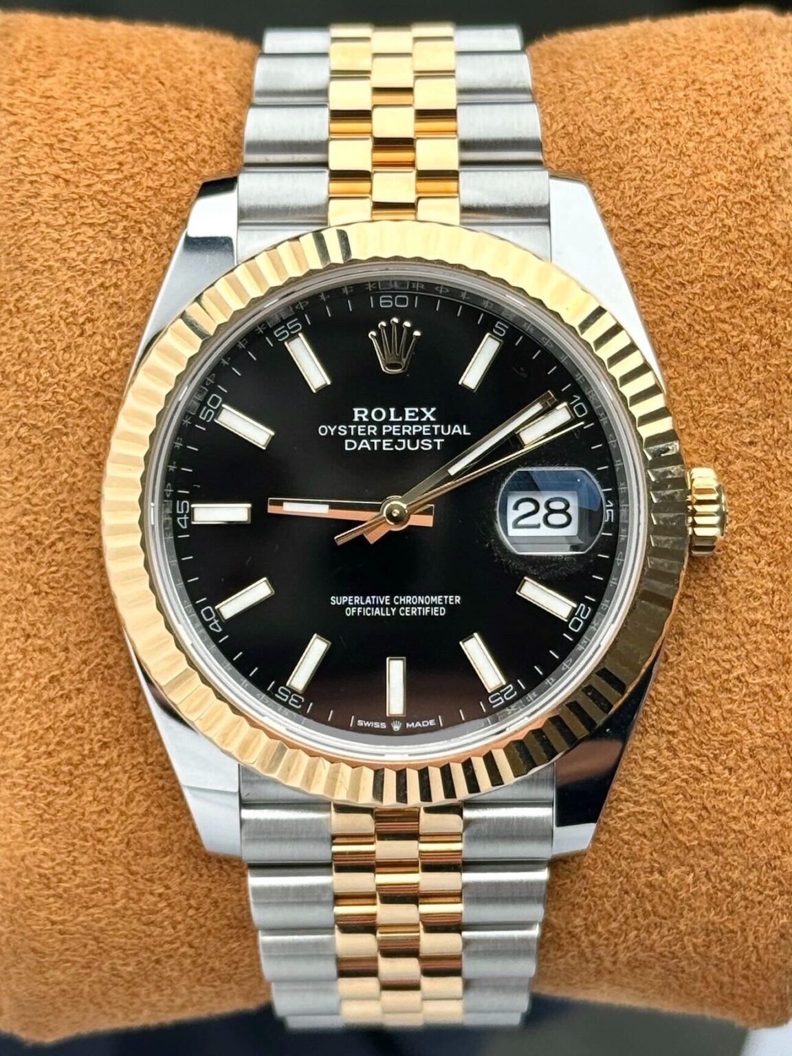 Omega Style Datejust 41 60 Two-Tone Gold detail 2
