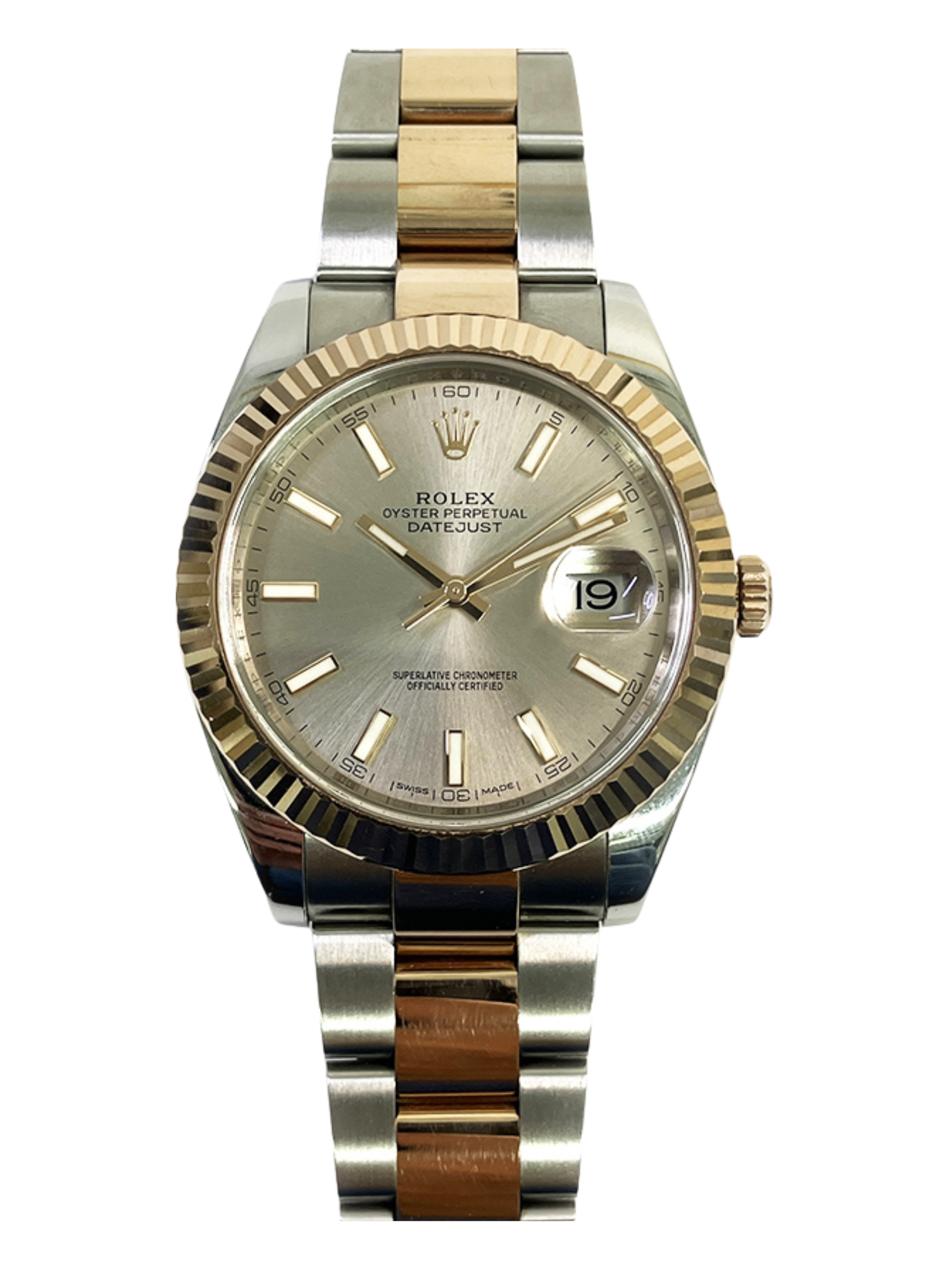 Omega Style Datejust 41 60 Two-Tone Gold detail 3